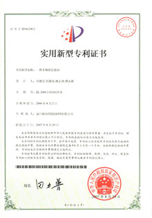 Photo of Patent Certificate